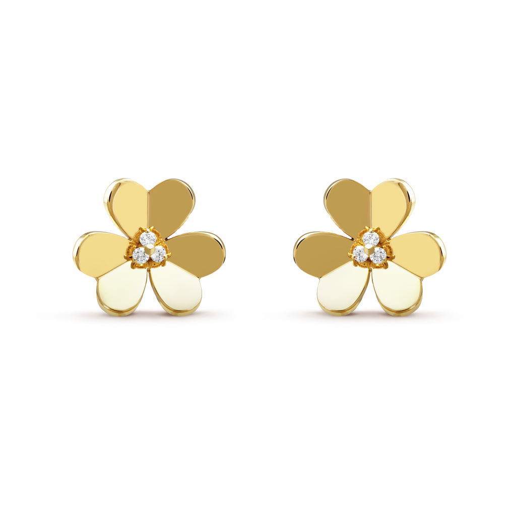 Van Cleef & Arpels Frivole Large Flower Earrings