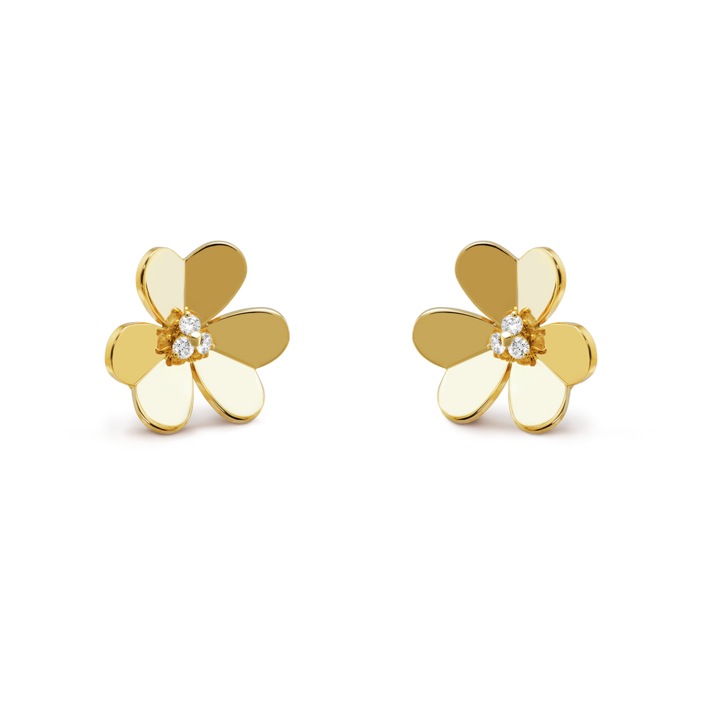 Van Cleef & Arpels Frivole Large Flower Earrings
