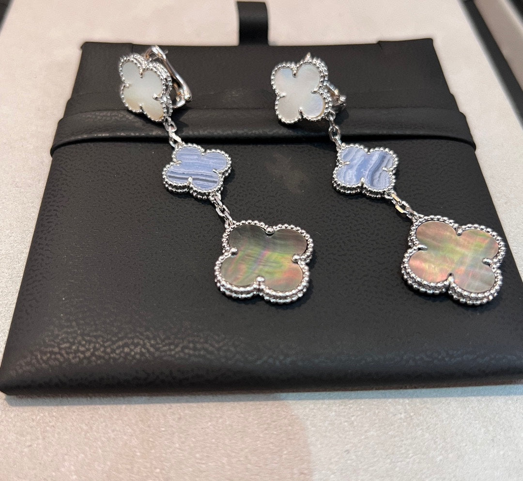 Van Cleef & Arpels Magic Alhambra Three Motifs Earrings