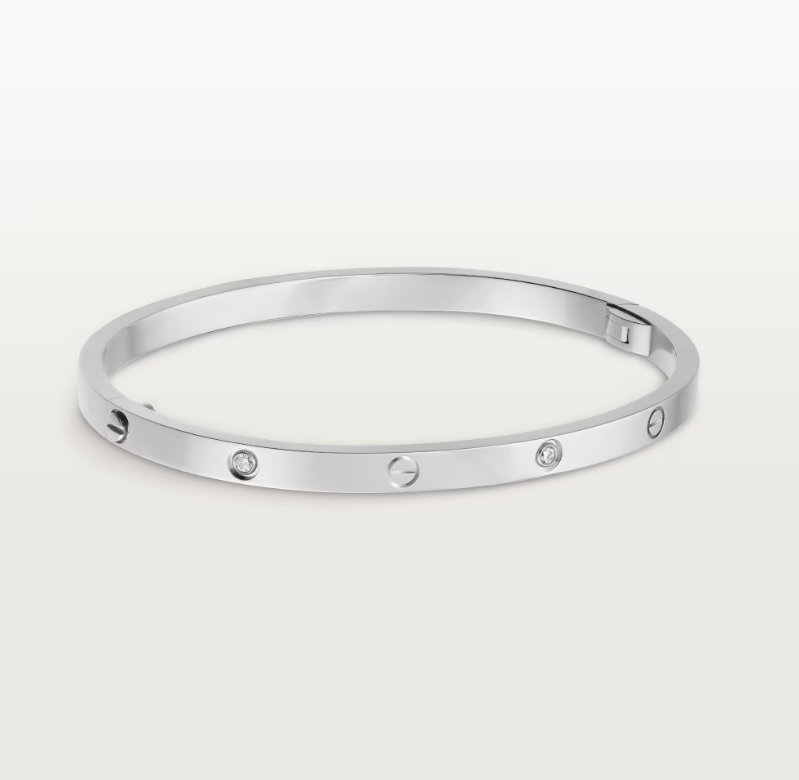 Cartier Small 4 Diamonds Love Bracelet