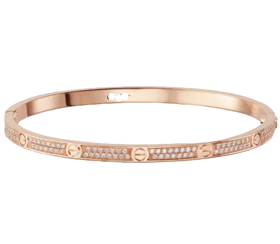 Cartier Small Paved Diamonds Love Bracelet Radiant Elegance