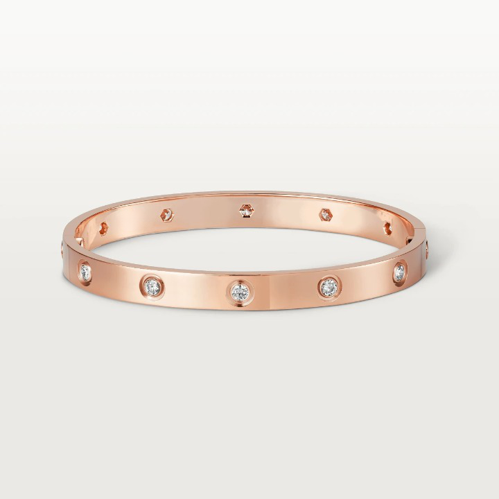Cartier Classic 10 Diamonds Love Bracelet