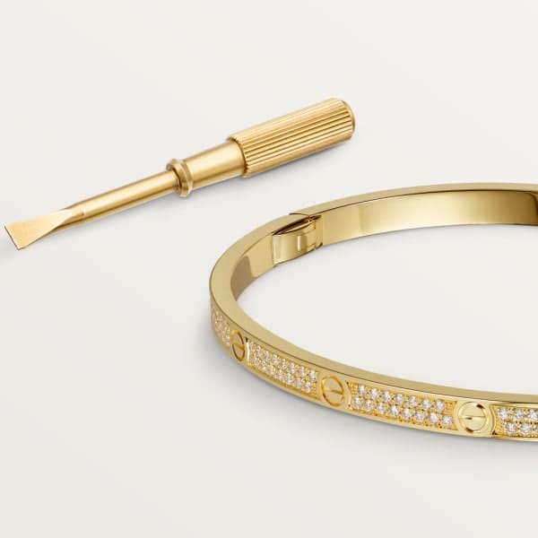 Cartier Small Love Diamonds Paved Bracelet