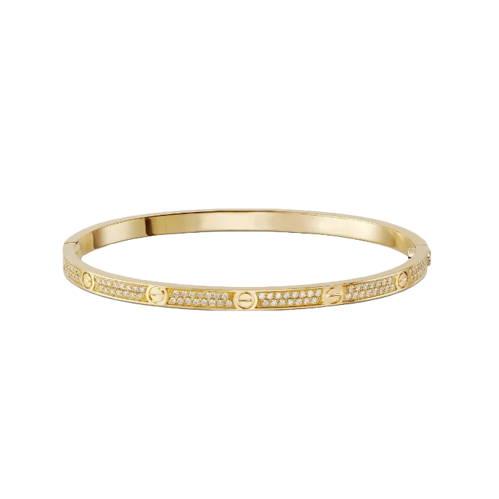 Cartier Small Love Diamonds Paved Bracelet