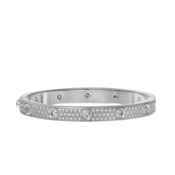 Cartier Pavéd Diamonds Love Bracelet