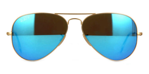 Ray-Ban Aviator 3025 112/4L Polarised Blue Mirror - As Seen On Jennifer Lopez & Johnny Hallyday