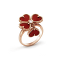 Van Cleef & Arpels Sweet Alhambra Effeuillage Clover Ring