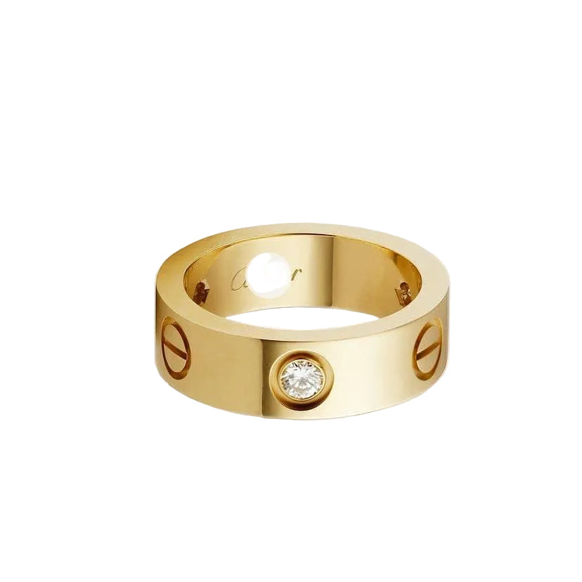 Cartier Love 3 Diamonds Wedding Ring