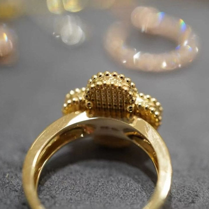 Van Cleef & Arpels Vintage Alhambra Carnelian Ring