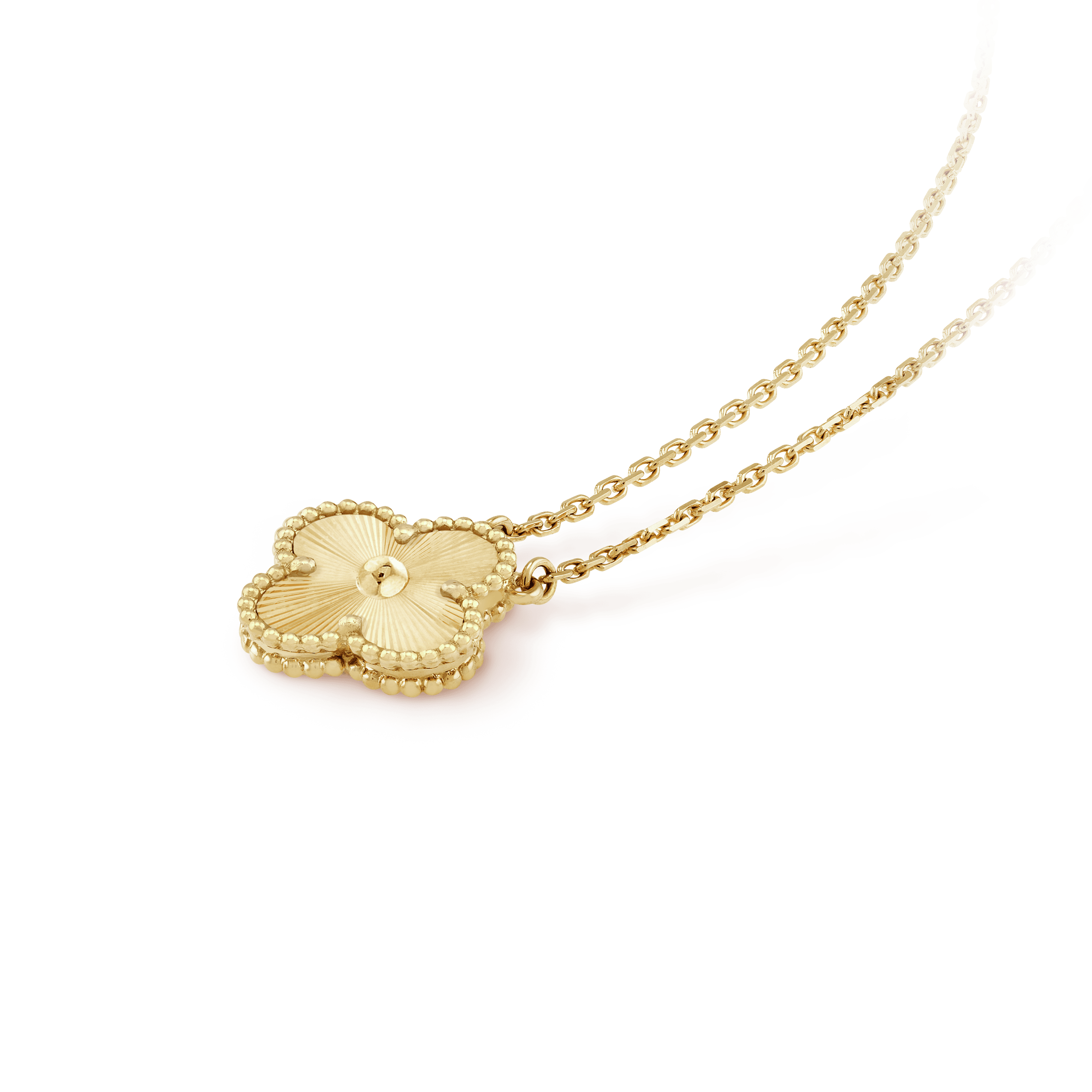 Van Cleef & Arpels Vintage Alhambra Pendant Clover Necklace